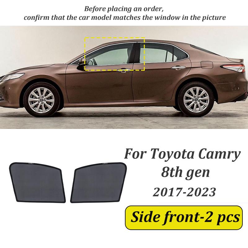 LINNUNU Tenda Magnetica per Auto Parasole Finestrino Laterale Rete Parasole Estivo Protezione UV per toyota camry 8ª 9ª gen 2018-2024 25