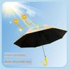Egg Party Children's Umbrella for Boys and Girls, Long-Handle Umbrella for Elementary School Students, Sun Protection Cartoon Lightweight Umbrella