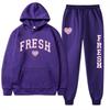 New Spring and Autumn Men's Hoodie Set, Popular In Europe and America, Casual Trend Men's Sweater Set