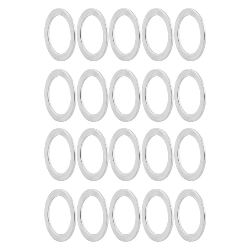 10Pcs Steel Bicycles Pedal Extension Spacers Bikes Pedal Washers Replacements for Moutain Bikes Bicycles Pedal Gasket