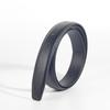 Men's Headless Cowhide Genuine Leather Belt, Business Smooth Buckle Plate, Buckle Pin, Buckle Belt Strip