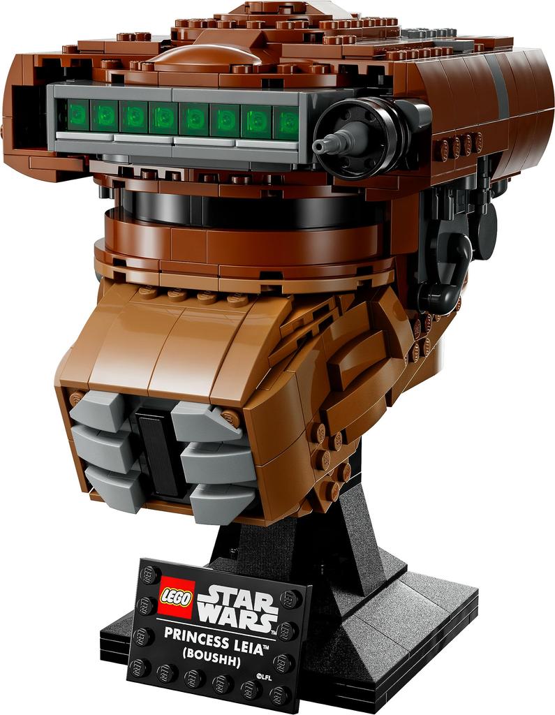LEGO Star Wars Princess Leia Helmet Disguised As Bushi 75351 Toy Block Present Interior Boys Adults (TM) (TM)
