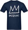 Basquiat Crown Men's T Shirt Navy