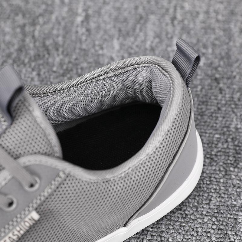 Men's Lightweight and Fashionable Casual Shoes Wide Footed Shoes Comfortable Women's Black Couple Shoes Gray High-quality Design