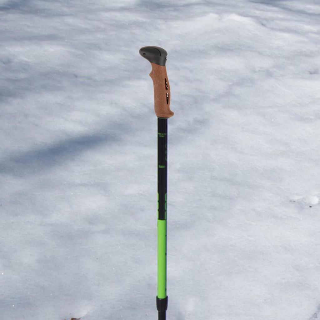 Hiking Pole Handle Straight Grip Attachment Durable 14.5cm 5.71inch Length Outdoor