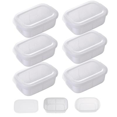 Desirable Frozen Rice Pack of 6 Sanitation Law Microwave and Dishwasher Safe Perfect for New Freezer Single Serving Also Great for Draining and