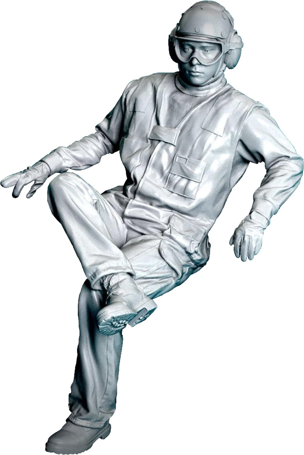 Reskit 1/35 scale US Navy A/S32A-31A Carrier-Based Aircraft Towing Tractor Driver (Male) Resin Kit RSKF35-0020 (for Reskit)