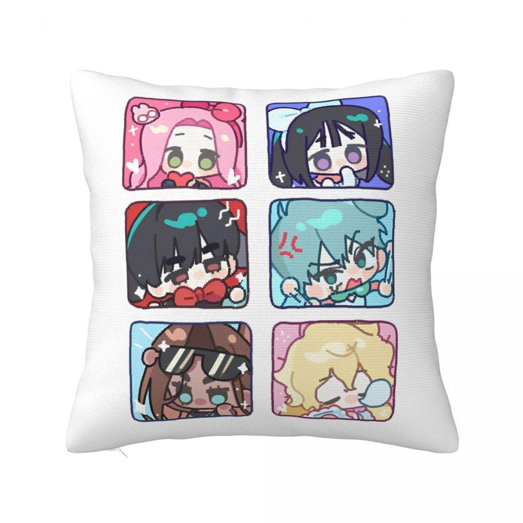 Shadow Milk Cookie Run Kingdom Square Pillow Covers Bed Car Cute Cartoon Anime Cushion Case Funny Decor Pillow Cover 4040