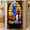 Beach TowelRainbow Friends Custom Name Text Personalized Soft Towel for Beach Pool Indoor Home Decor Gift
