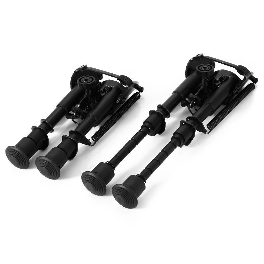 Foldable Bipod Adjustable 6 9 Inch Legs Sniper Hunting Riflescope Bipod Sling Swivel