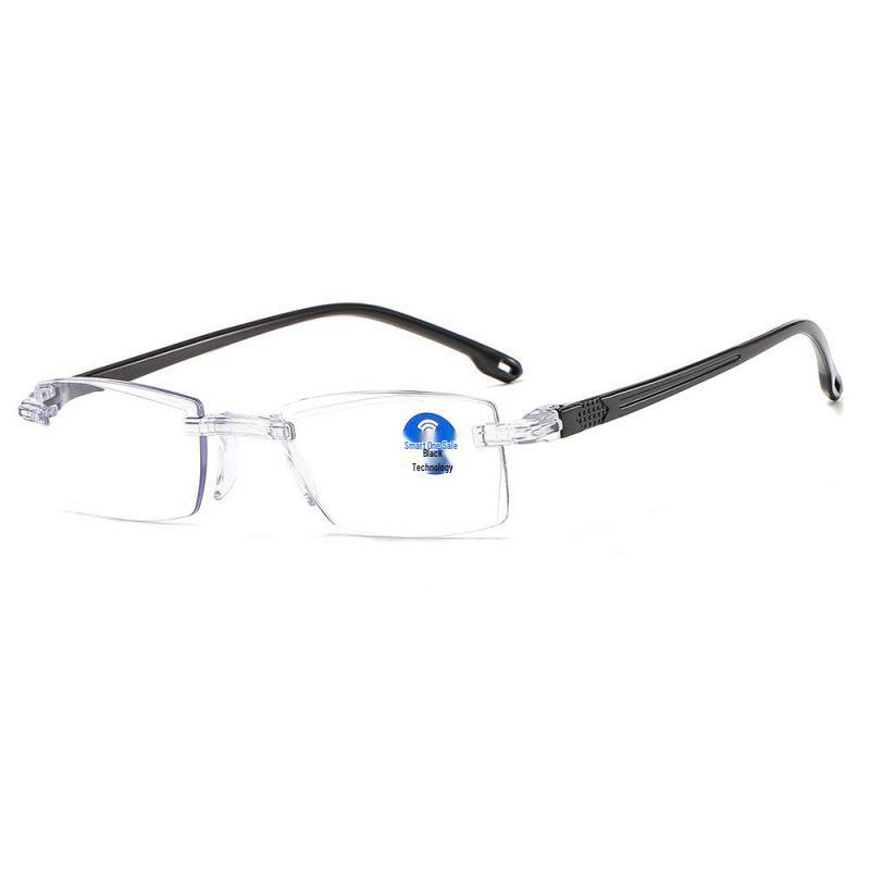 Ultra-light Frameless Diamond-Cut Anti-Blue Light Reading Glasses - Fashionable Best Seller 807 +200 Degree