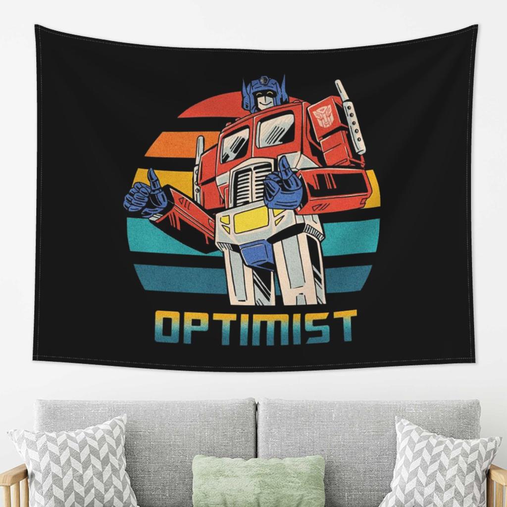 Optimus Prime Tapestry Wall Hanging Aesthetic Home Decoration Tapestries for Living Room Bedroom