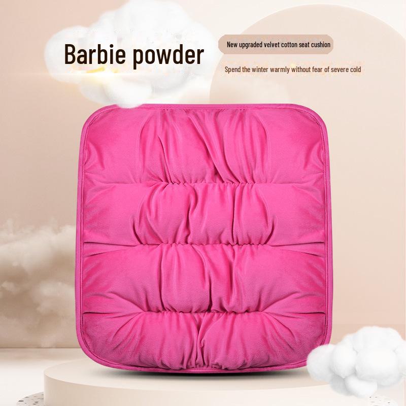 Pernă mică de flanel pentru scaun auto din trei piese pentru toate anotimpurile - pe jumătate înfășurată pentru vară, anti-alunecare și fără legare.