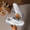 Fashion Women's Sneakers Spring and Summer New Versatile Mesh Shoes Breathable Lightweight Flat Non-slip Soft Sole Running Shoes