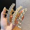 Full Rhinestone Hair Claw Crystal Hair Clips Barrettes Ponytail Hairpins Women Girls Hair Styling Accessories Ornaments Hairgrip