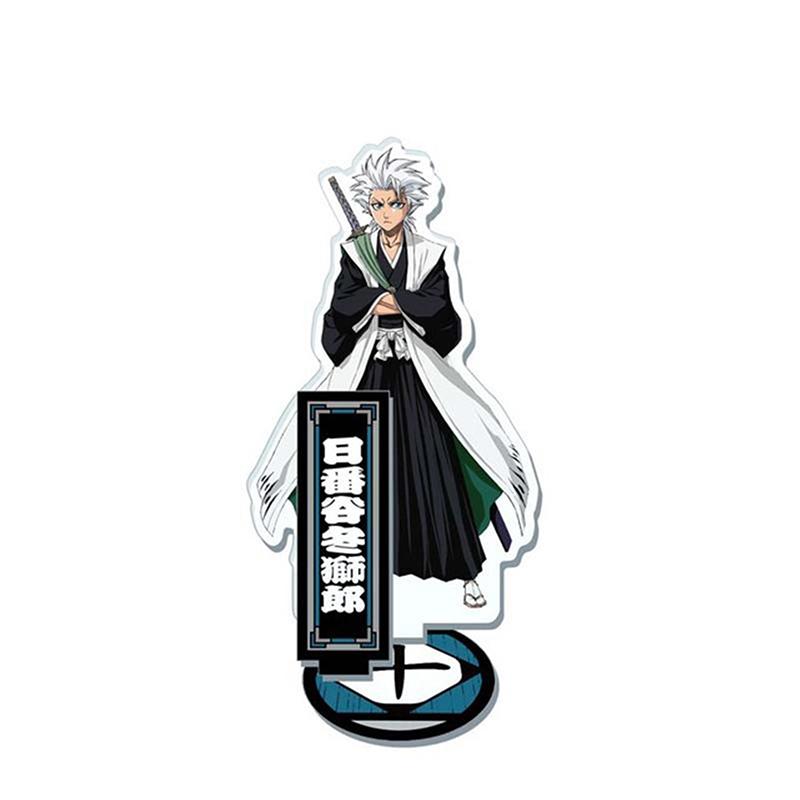 Anime Bleach Acrylic Stand Model Plate Kurosaki Ichigo Kuchiki Rukia Hitsugaya Toshiro Cartoon Figures Standing Sign Holder