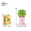 Succulent Bonsai Building Block Flowers - Compatible with Lego, Small Particle Assembly Toys for Girls