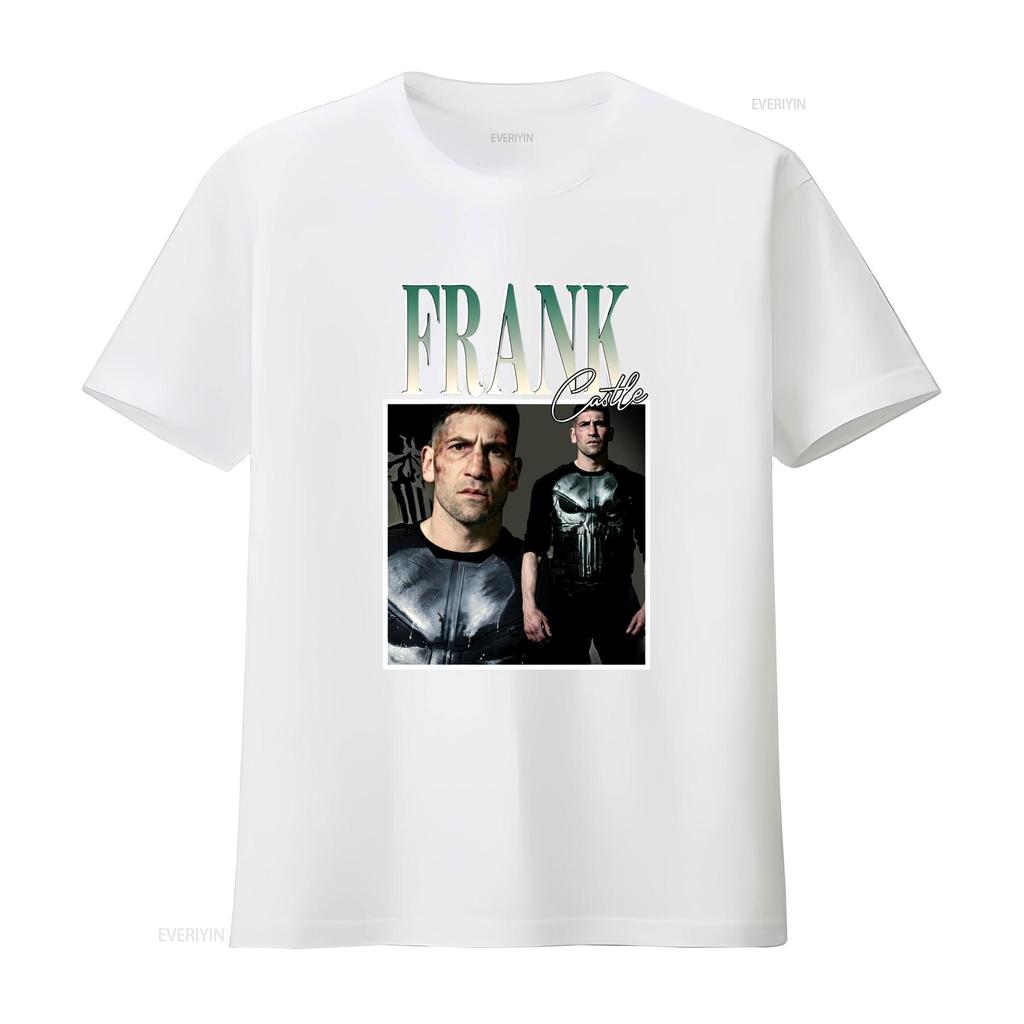 Frank Castle Classic T Shirt Long Or S Unisexs Fashion Top Vintage Comfortable Homme Slightly Designer Clothes Stylish
