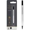 PARKER Parker Rollerball Refill, Black, 1 Pack, Black, F Fine, 0.5mm, Water-based Ballpoint Pen R...