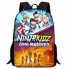 Zaino Scolastico Ninja Kidz Stampato, Zaino Casual Cartone Animato Scuola Elementare 1a Elementare