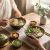 BOWL DEEP DINNER PLATE SET OF 2 pcs 1L FOR RAMEN NOodles Soups Ø20.7