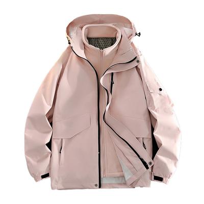 Nuova Giacca da Esterno per Uomo e Donna, Uomo e Donna, Tre in Uno Impermeabile, Antivento, Antimacchia d'Olio Abbigliamento da Alpinismo per Uomo Giacca