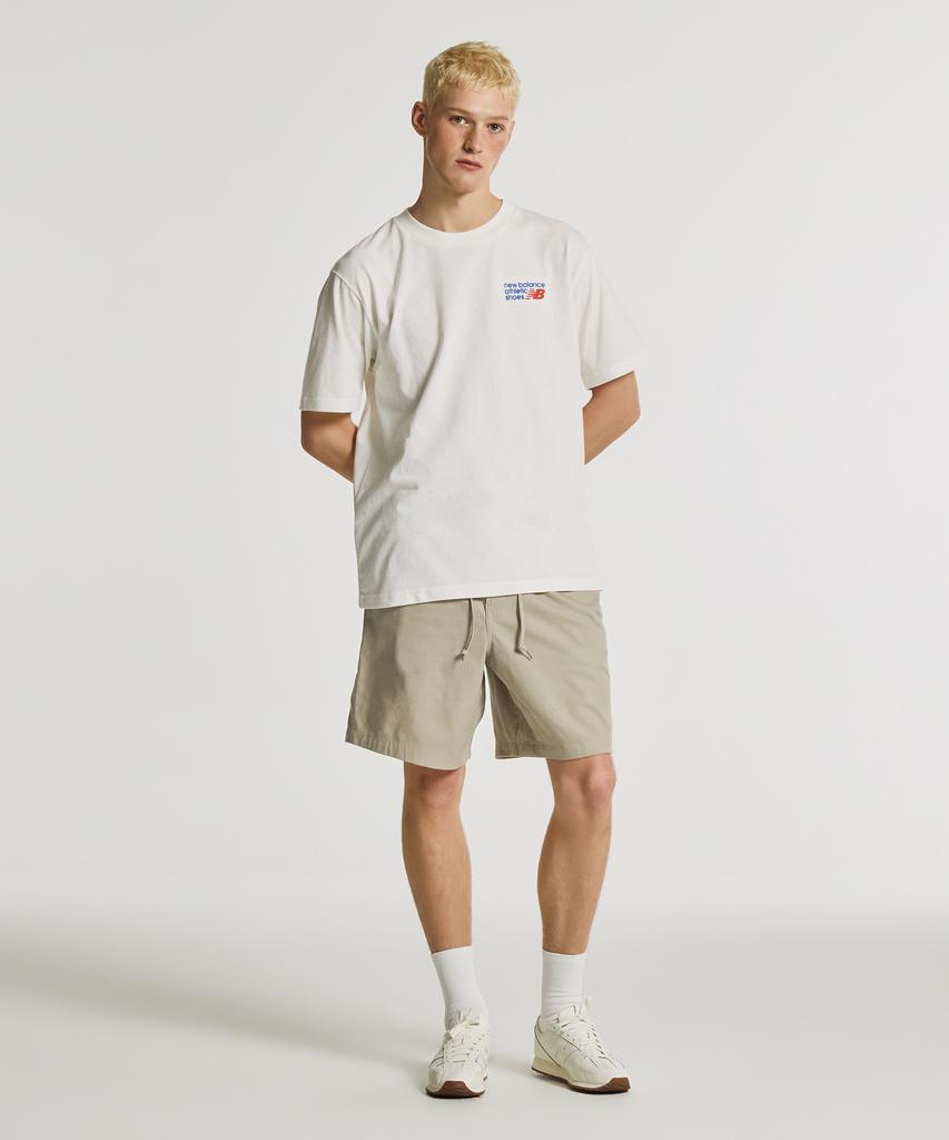 Nyuballanseu Nbneg32823 / Uni Essential Classic Lettering Short Sleeve T-Shirt (White)