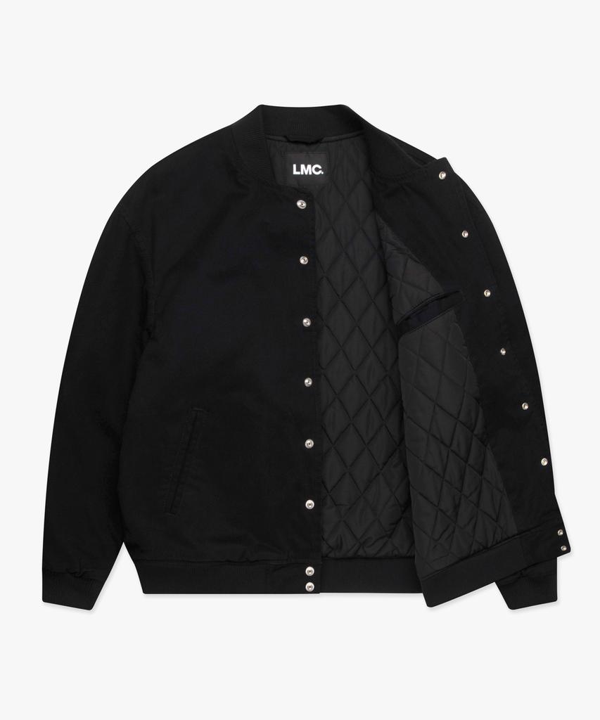 Lmc Washed Varsity Jacket Black