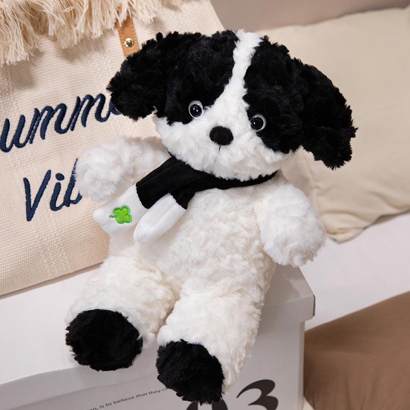 

Милый шарф плюшевая игрушка кукла медвежонок собачка кукла щенок кукла дети успокаивающая тряпичная кукла подарок на день рождения девочке 36cm（0.3kg）