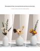 Nordic Ceramic Vase for Dried Flowers - Ideal for Living Room and Dining Table Decor; Perfect As Photo Props and Literary Ornaments.