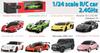 Doyusha Scale Electric Radio Control McLaren Senna Orange 630822 2.4GHz 1/24