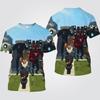 Summer Fashion Women/Men's Casual Game Skibidi Toilet Printed Cosplay Short Sleeve T-shirts