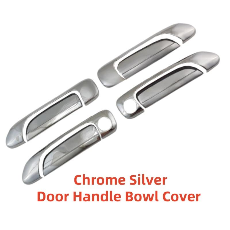 ABS Chrome Car Modification Accessory Door Handle Bowl Cover Trim Paste Style For Honda City Fit 2003 2004 2005 2006 2007 2008