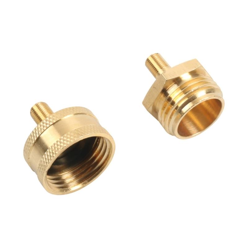 Universal 3/4 Inch GHT Brass Air Connection Water Structure Parts Fitting for Camping Water Pipe Drainage & Anti Freeze