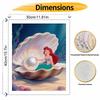 Disney Pictură în ulei digitală artă pictură sirenă subacvatică perlă handmade diy decorațiuni pentru casă