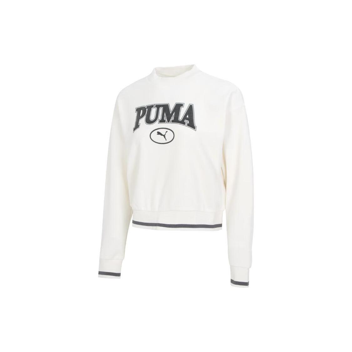 

New PUMA Sweatshirts Women s White 623597-65 L