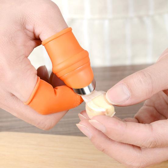 Thumb Cutter Reusable Anti-slip Fitting Finger Ergonomic Design Multi-purpose Protecting Nails Pepper And Chilli Picking Finger Protector Home Supply