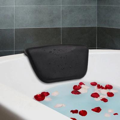Cuscino da Bagno Hot-Spa PU Cuscino da Bagno Con Ventose Antiscivolo Poggiatesta Ergonomico per Home Spa per Rilassare Testa Collo Schiena