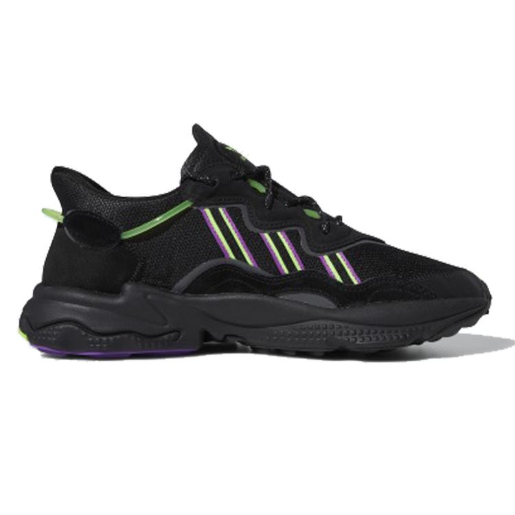 Adidas Originals Ozweego 'Black/Purple/Green' FU7418