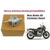 Silver "Rear Brake Oil Container Guard" Fit For Royal Enfield Interceptor 650