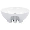Round White Ceramic Sink - VIDAXL - Trendy and Contemporary Design - To Be Placed