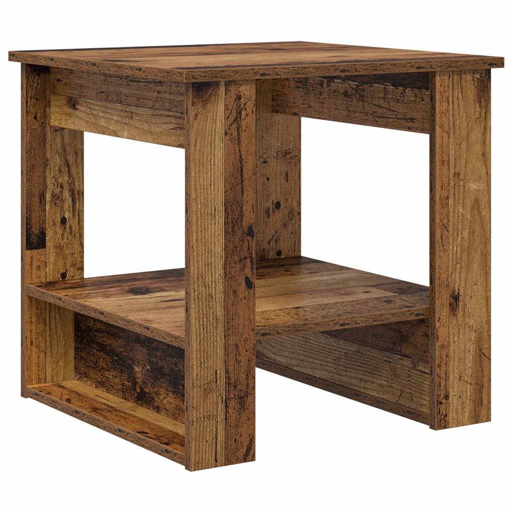Coffee Table Reclaimed Wood 51 X 50 X 50 Cm Engineered Wood