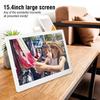 15,4 Zoll 1280*800 HD Digitaler Fotorahmen Wecker Player Album Fernbedienung Weiß