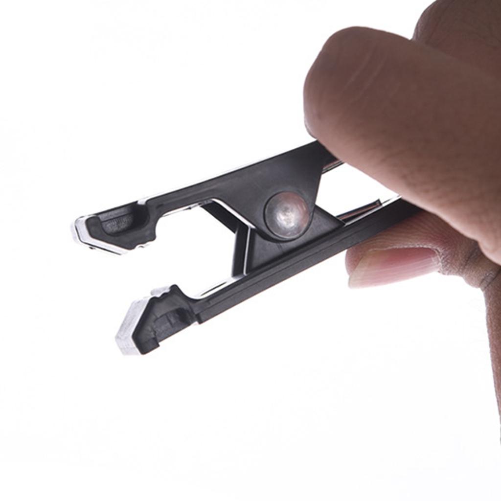 4Pcs Antiskid Clamp Tent Fixed Clip Outdoor Camping Lights Hook Holder Enduring Tent Clamps Nonslip Fixing Clips