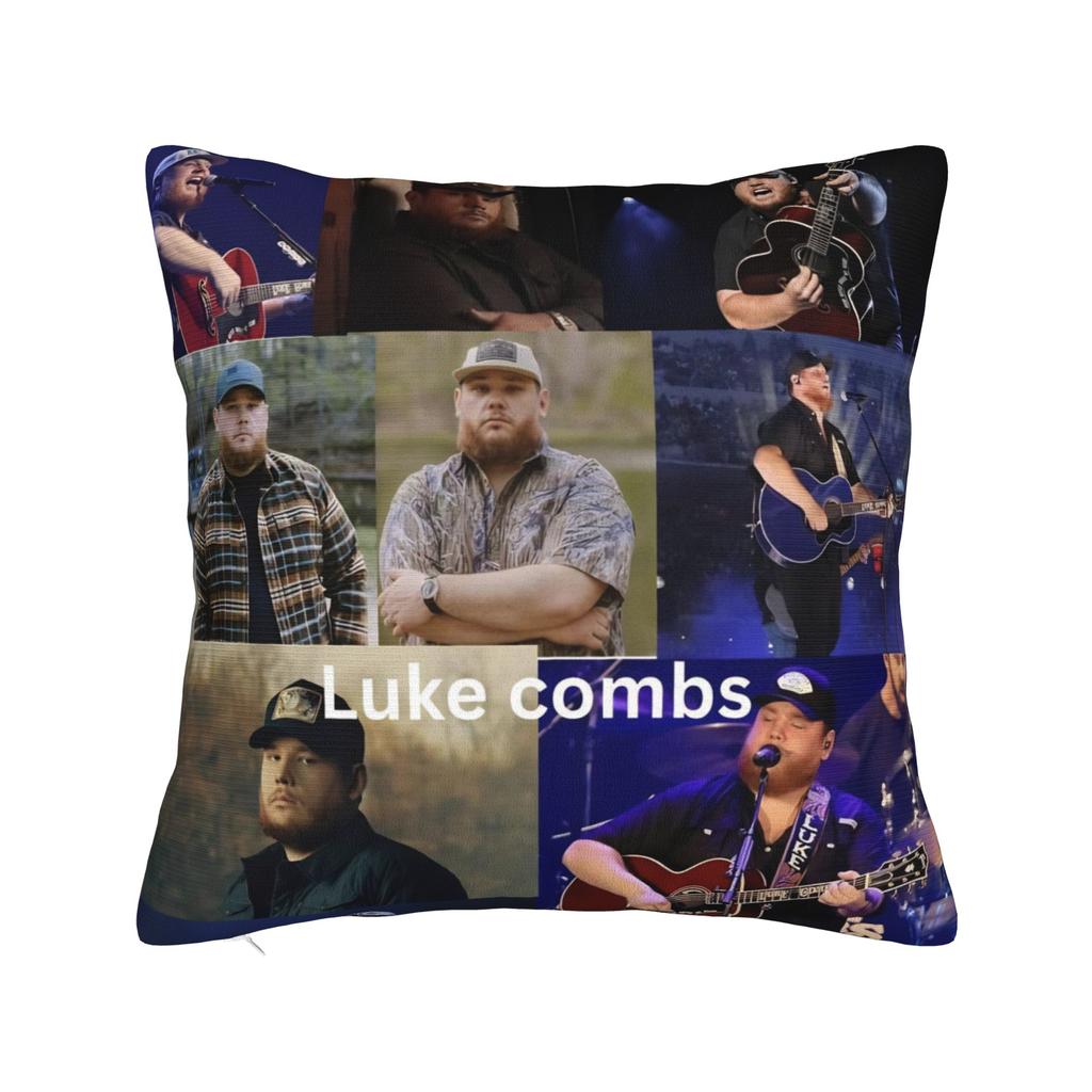 Decorative Pillowcases  Lukes Combs Tour  Merchandise Home  Pillow Case Cover Square Multiple Sizes