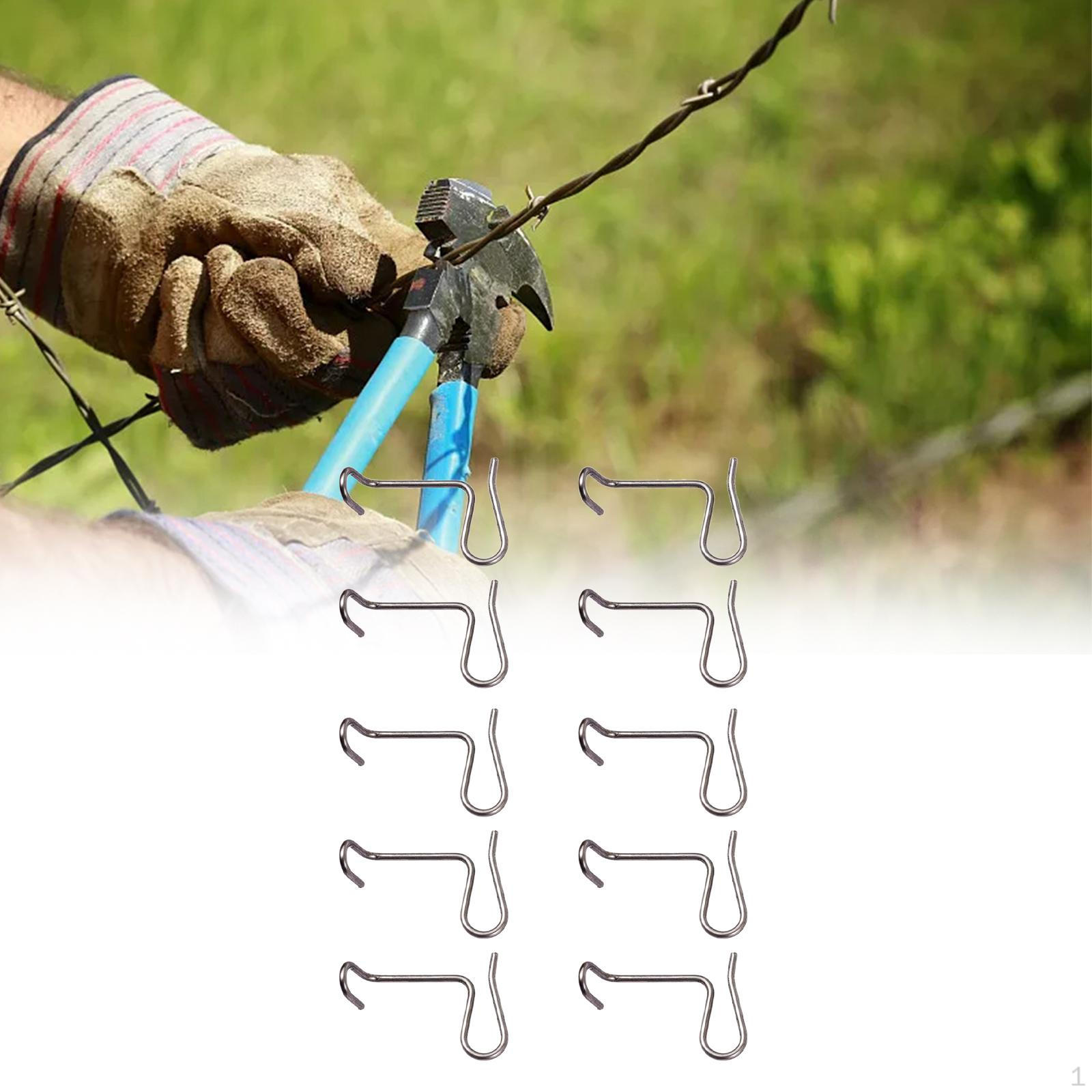 10 Pezzi Tendifilo per Recinzione Filo Spinato Attorcigliatore Giardino per Agricolo