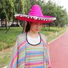 2025 Mexican Pompom Hat Hawaiian Style Straw Hat Halloween Cosplay Hat Wedding Costume Show Straw Wear Party Holiday Decorations