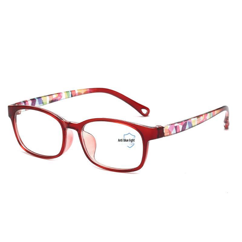 Asha Lu Kids’ Ultra-Light Anti-Blue Light TR90 Glasses Frame for Prescription Lenses