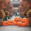 Halloween Inflatable Pumpkin Outdoor with Stakes and Tethers Built In LED Lights
