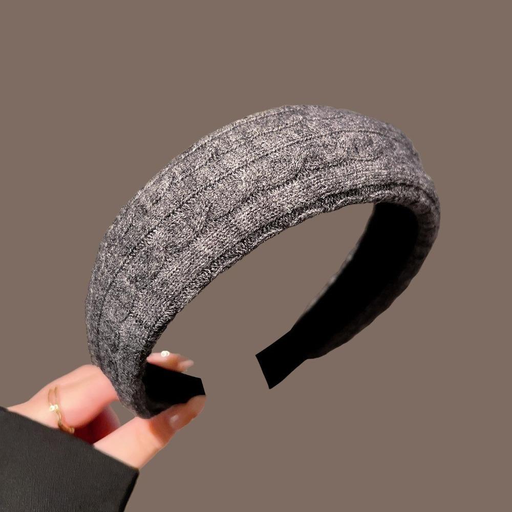 Женская объемная вязаная повязка на голову с косами, мягкая, удобная, в ретро-повседневном стиле, модный аксессуар для волос